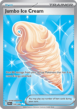 Jumbo Ice Cream 109/86 — Chaos Rising (English Pokémon TCG card)