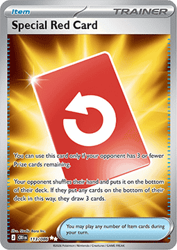 Special Red Card 113/86 — Chaos Rising (English Pokémon TCG card)