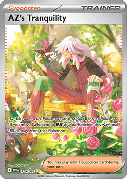 AZ's Tranquility 120/86 — Chaos Rising (English Pokémon TCG card)