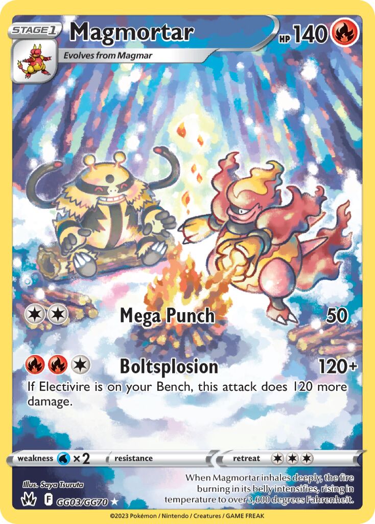 Magmortar 003 — Crown Zenith (Galarian Gallery) (English Pokémon TCG card)
