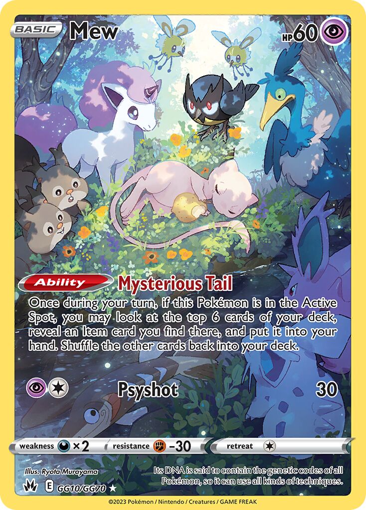Mew 010 — Crown Zenith (Galarian Gallery) (English Pokémon TCG card)