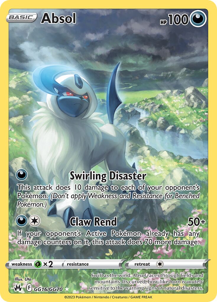 Absol 016 — Crown Zenith (Galarian Gallery) (English Pokémon TCG card)