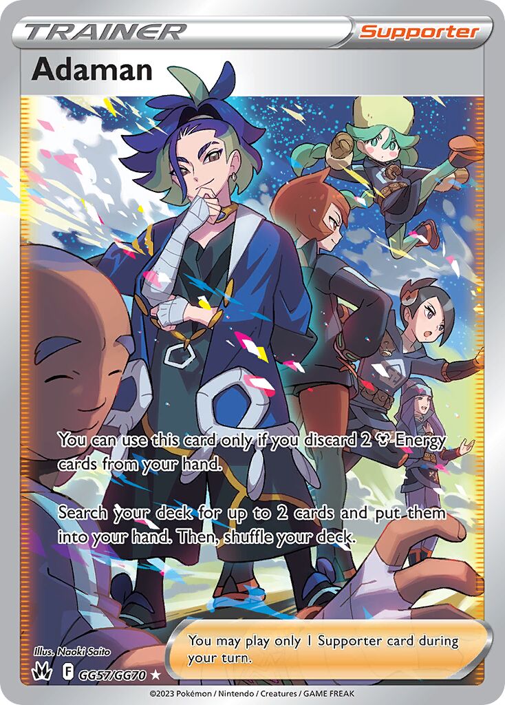 Adaman 057 — Crown Zenith (Galarian Gallery) (English Pokémon TCG card)