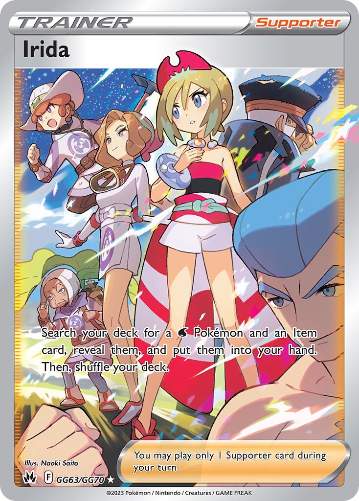 Irida 063 — Crown Zenith (Galarian Gallery) (English Pokémon TCG card)