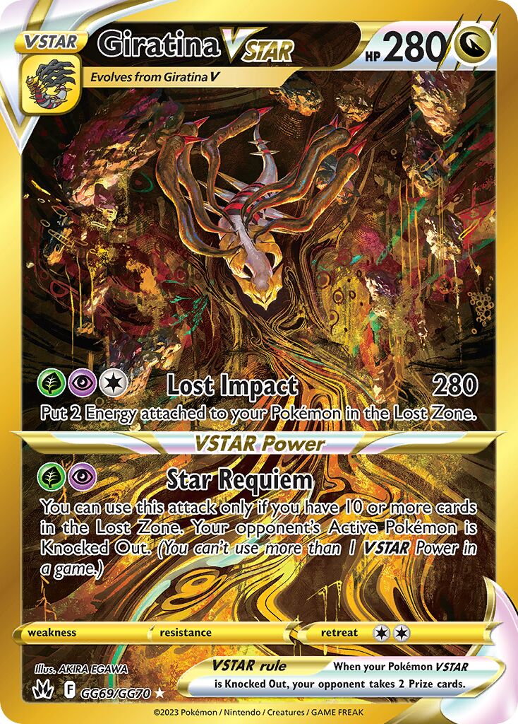 Giratina VSTAR 069 — Crown Zenith (Galarian Gallery) (English Pokémon TCG card)