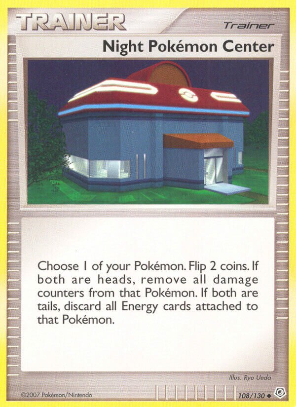 Night Pokémon Center 108/130 — Diamond & Pearl (English Pokémon TCG card)