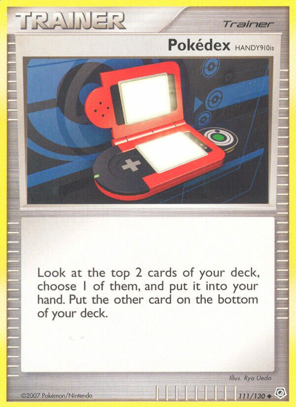 Pokédex HANDY910is 111/130 — Diamond & Pearl (English Pokémon TCG card)
