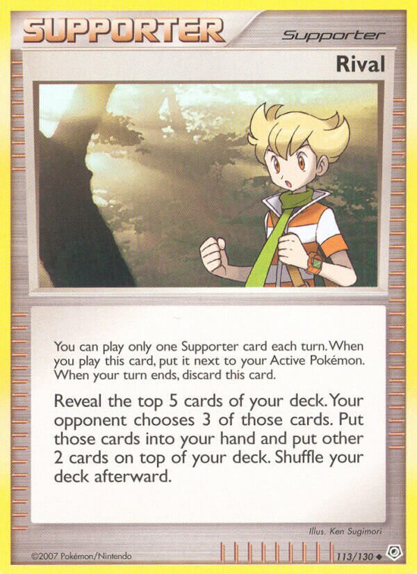 Rival 113/130 — Diamond & Pearl (English Pokémon TCG card)