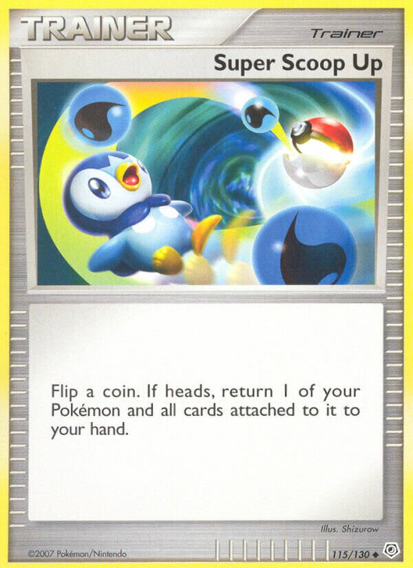 Super Scoop Up 115/130 — Diamond & Pearl (English Pokémon TCG card)