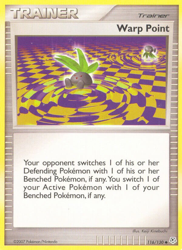 Warp Point 116/130 — Diamond & Pearl (English Pokémon TCG card)