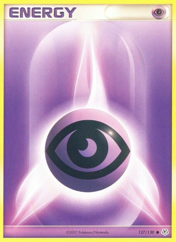 Psychic Energy 127/130 — Diamond & Pearl (English Pokémon TCG card)