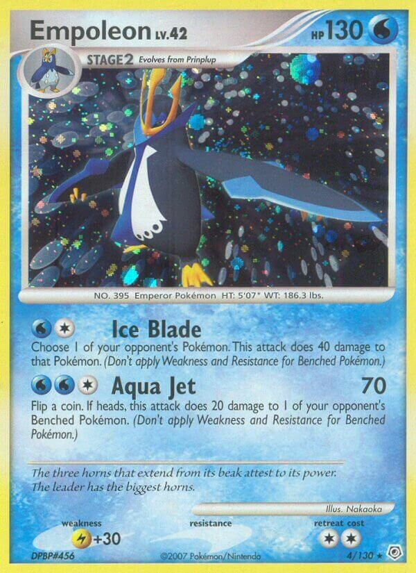 Empoleon 004/130 — Diamond & Pearl (English Pokémon TCG card)