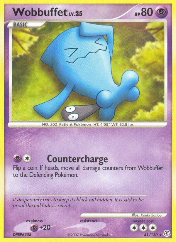Wobbuffet 041/130 — Diamond & Pearl (English Pokémon TCG card)