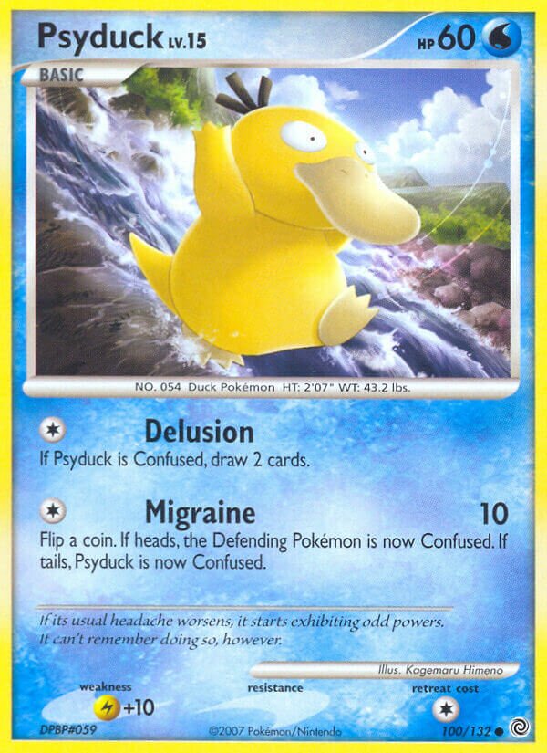 Psyduck 100/132 — Secret Wonders (English Pokémon TCG card)