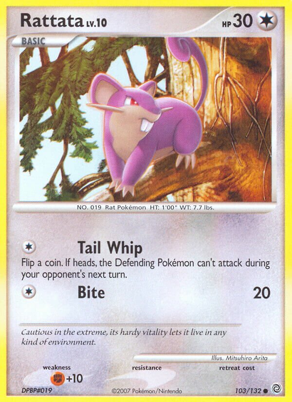 Rattata 103/132 — Secret Wonders (English Pokémon TCG card)