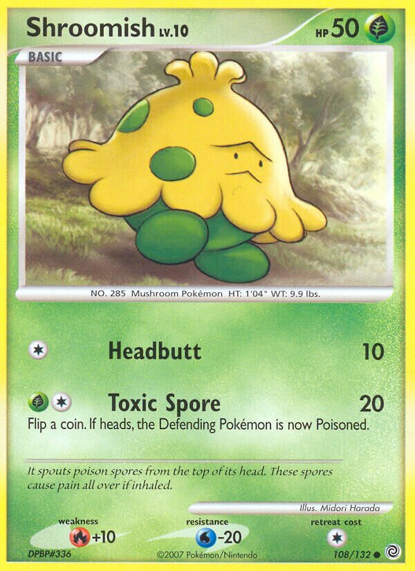 Shroomish 108/132 — Secret Wonders (English Pokémon TCG card)