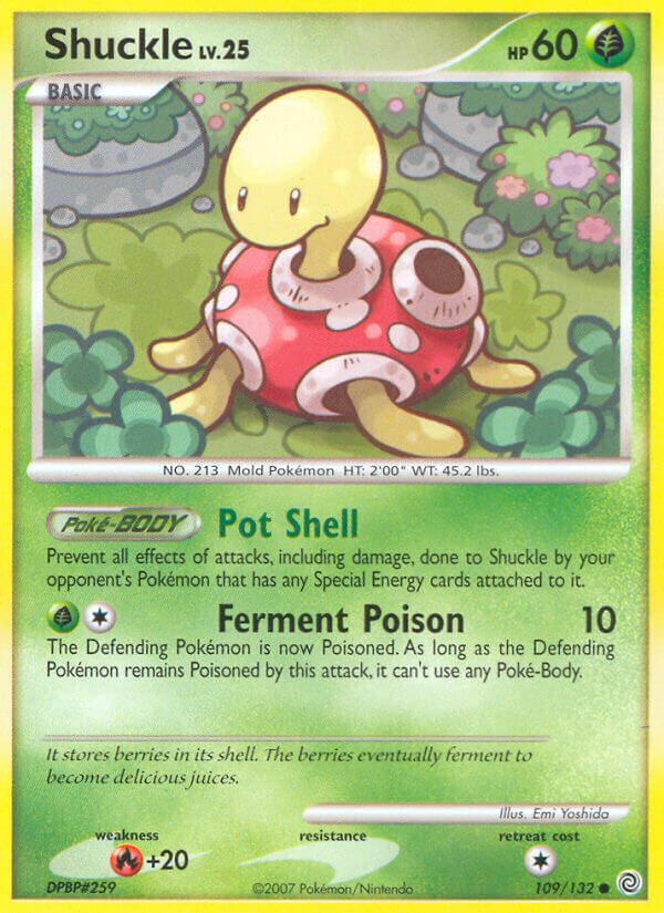 Shuckle 109/132 — Secret Wonders (English Pokémon TCG card)