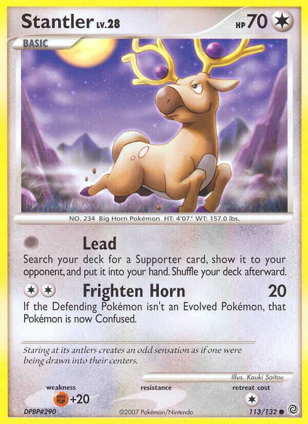 Stantler 113/132 — Secret Wonders (English Pokémon TCG card)