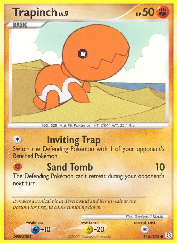 Trapinch 115/132 — Secret Wonders (English Pokémon TCG card)