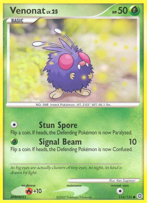 Venonat 116/132 — Secret Wonders (English Pokémon TCG card)