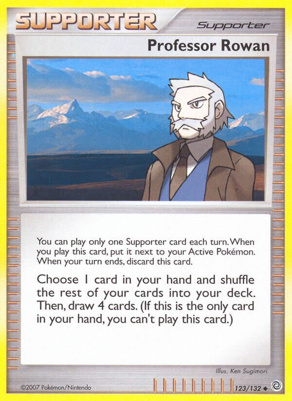 Professor Rowan 123/132 — Secret Wonders (English Pokémon TCG card)