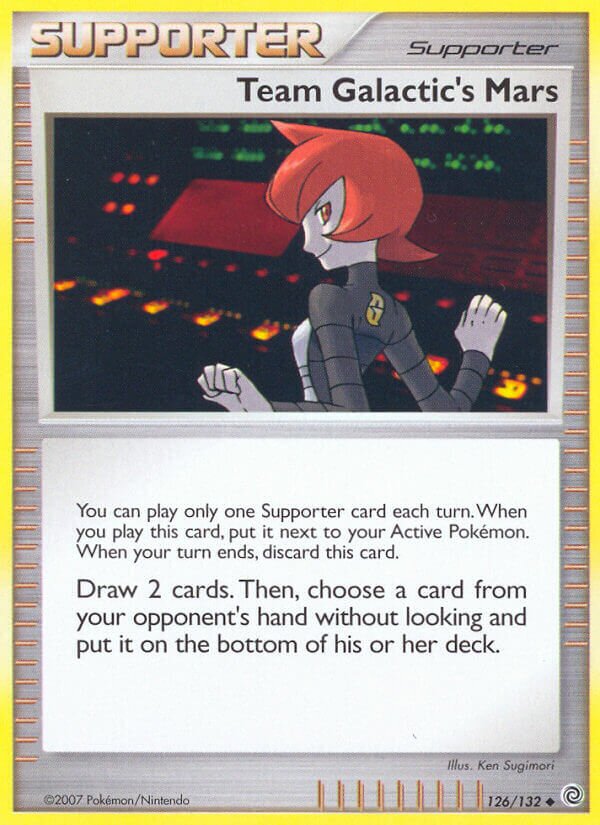 Team Galactic's Mars 126/132 — Secret Wonders (English Pokémon TCG card)