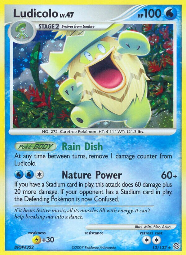 Ludicolo 013/132 — Secret Wonders (English Pokémon TCG card)