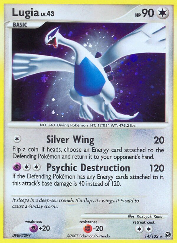 Lugia 014/132 — Secret Wonders (English Pokémon TCG card)