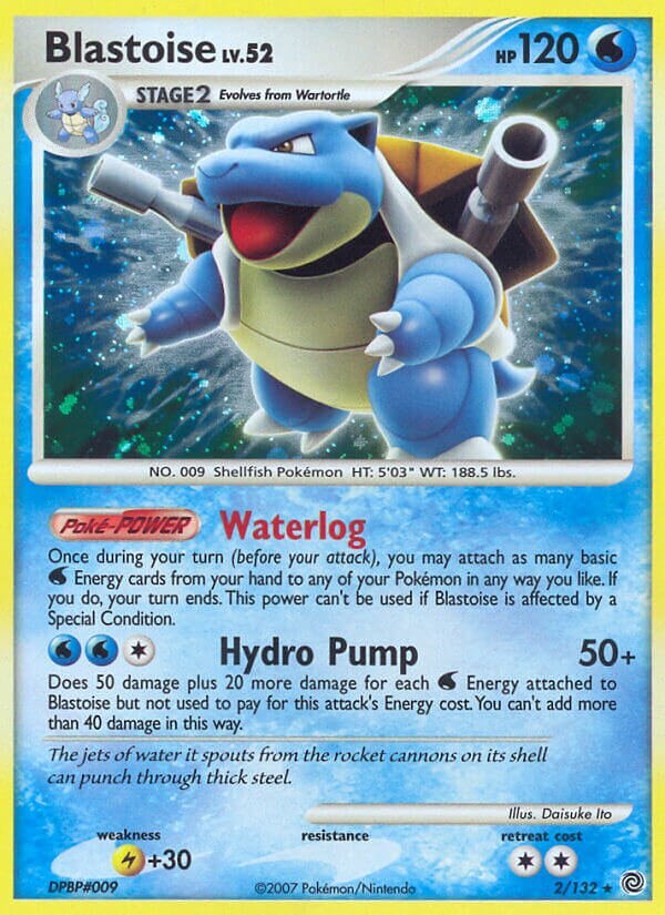 Blastoise 002/132 — Secret Wonders (English Pokémon TCG card)