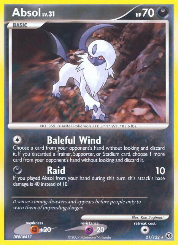 Absol 021/132 — Secret Wonders (English Pokémon TCG card)