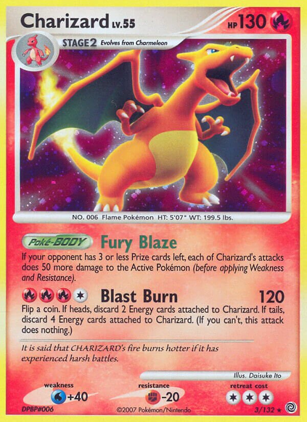 Charizard 003/132 — Secret Wonders (English Pokémon TCG card)