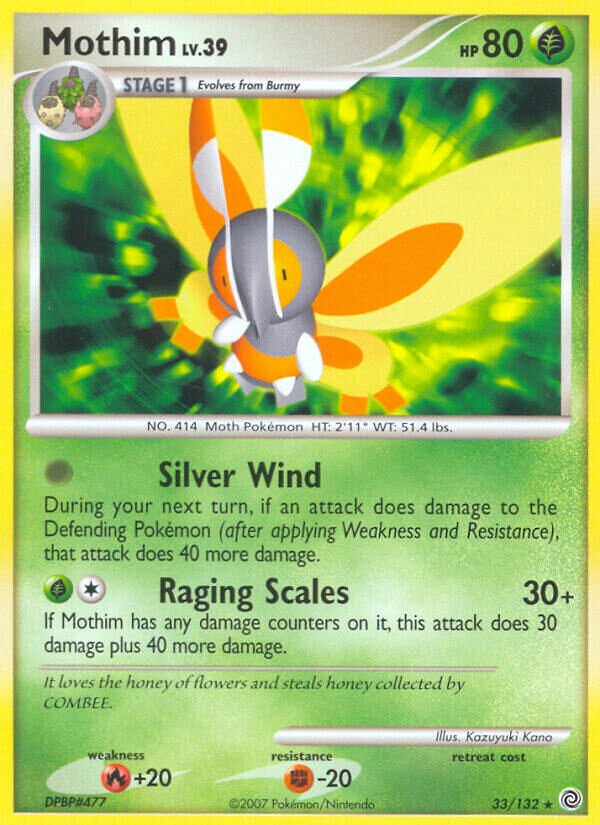Mothim 033/132 — Secret Wonders (English Pokémon TCG card)
