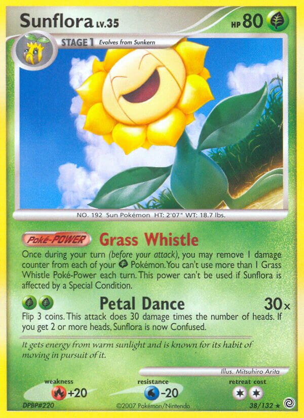 Sunflora 038/132 — Secret Wonders (English Pokémon TCG card)