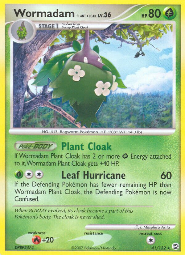 Wormadam Plant Cloak 041/132 — Secret Wonders (English Pokémon TCG card)