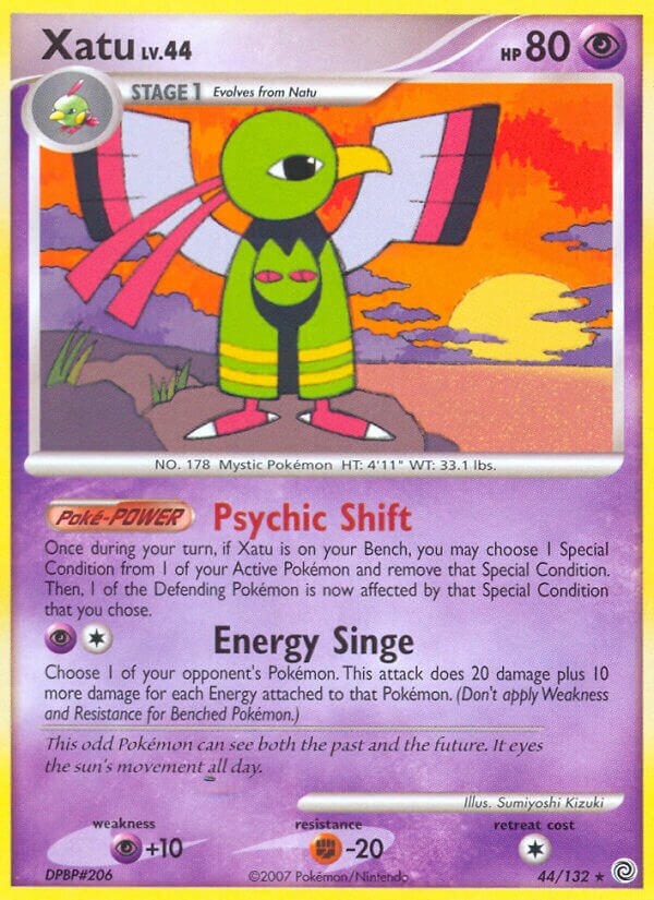 Xatu 044/132 — Secret Wonders (English Pokémon TCG card)