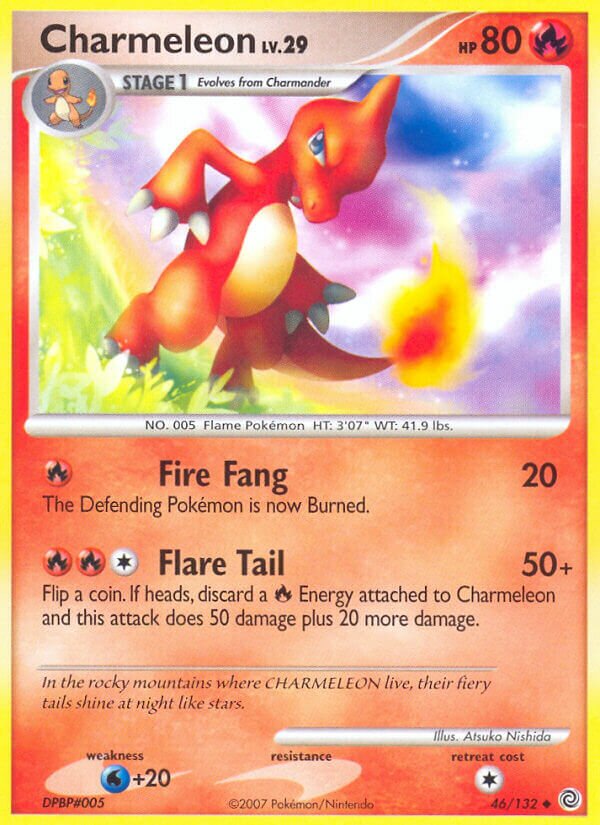 Charmeleon 046/132 — Secret Wonders (English Pokémon TCG card)