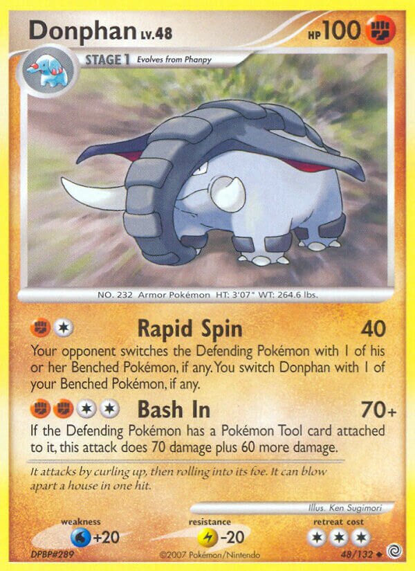 Donphan 048/132 — Secret Wonders (English Pokémon TCG card)