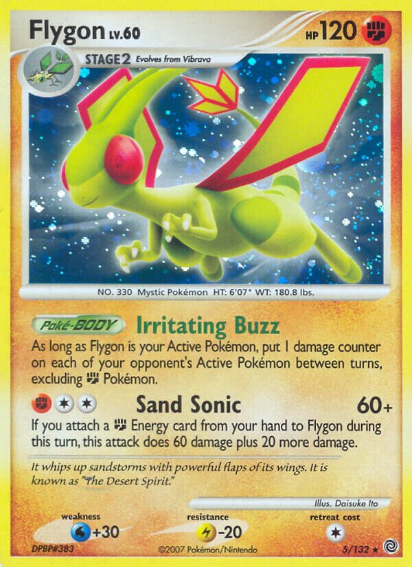 Flygon 005/132 — Secret Wonders (English Pokémon TCG card)