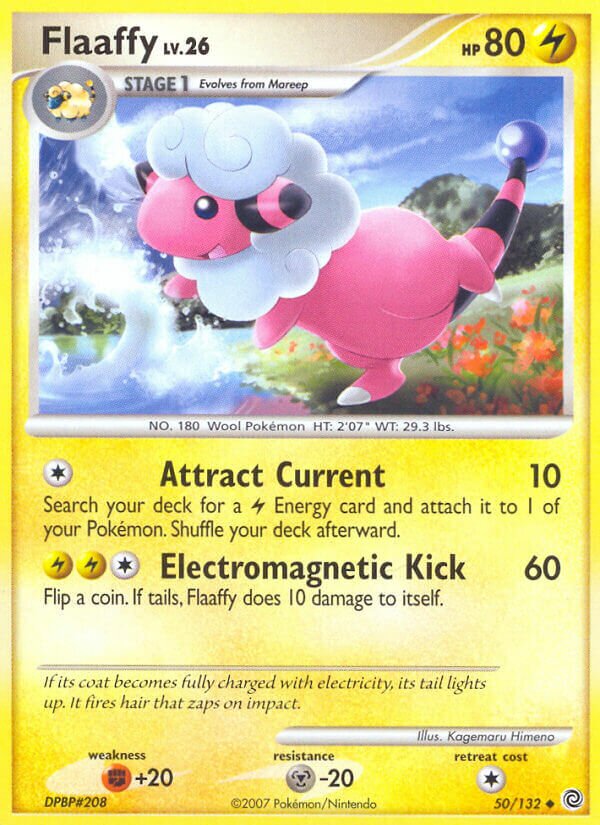 Flaaffy 050/132 — Secret Wonders (English Pokémon TCG card)