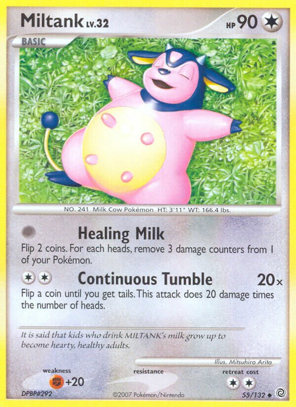 Miltank 055/132 — Secret Wonders (English Pokémon TCG card)