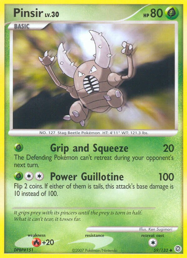 Pinsir 059/132 — Secret Wonders (English Pokémon TCG card)