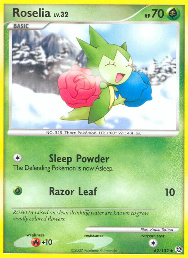 Roselia 062/132 — Secret Wonders (English Pokémon TCG card)