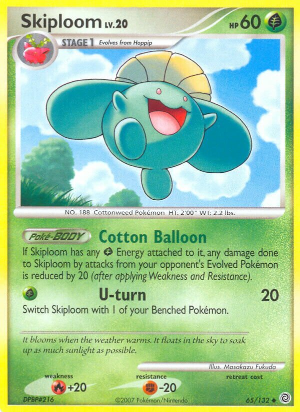 Skiploom 065/132 — Secret Wonders (English Pokémon TCG card)