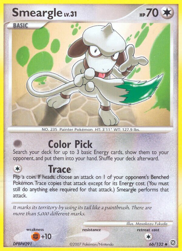 Smeargle 066/132 — Secret Wonders (English Pokémon TCG card)