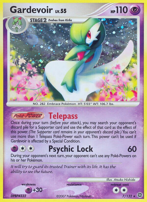 Gardevoir 007/132 — Secret Wonders (English Pokémon TCG card)
