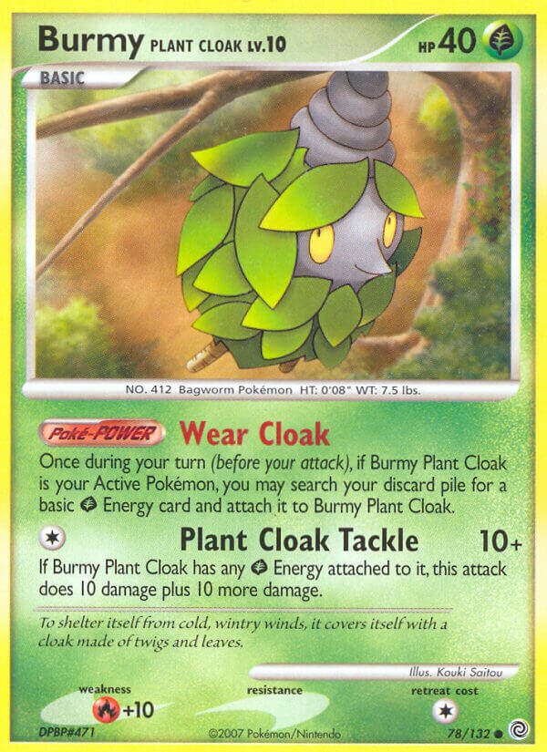 Burmy Plant Cloak 078/132 — Secret Wonders (English Pokémon TCG card)