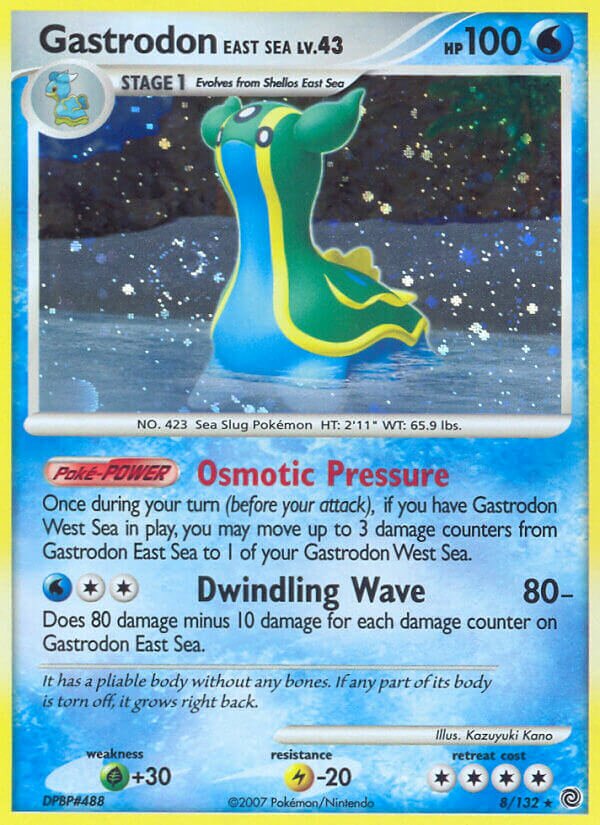 Gastrodon East Sea 008/132 — Secret Wonders (English Pokémon TCG card)