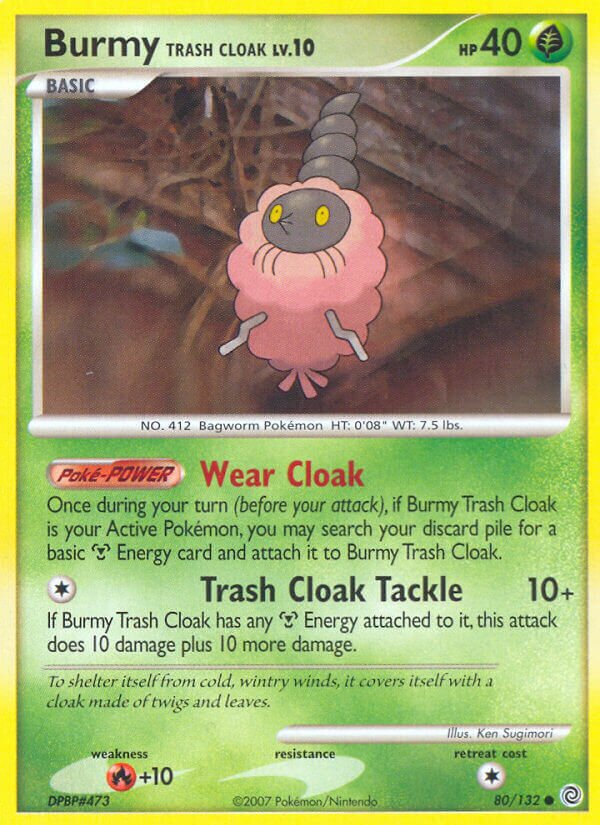 Burmy Trash Cloak 080/132 — Secret Wonders (English Pokémon TCG card)