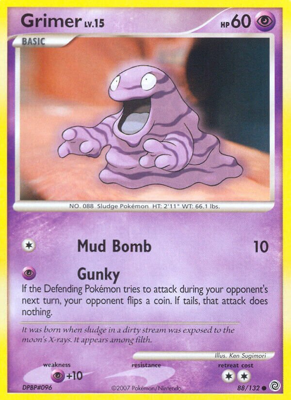 Grimer 088/132 — Secret Wonders (English Pokémon TCG card)