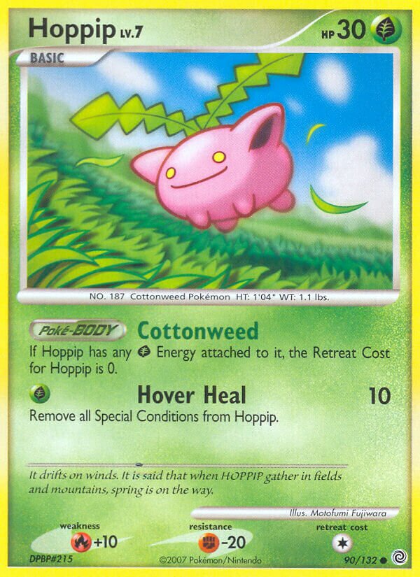 Hoppip 090/132 — Secret Wonders (English Pokémon TCG card)